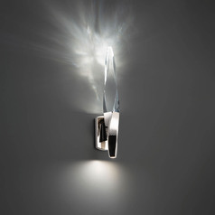 Kindjal 18-Inch LED Wall Sconce in Polished Nickel by Schonbek Beyond