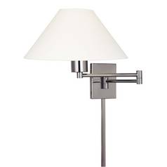 Boring Swing Arm Lamp in Matte Brushed Nickel by George Kovacs