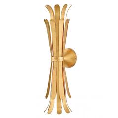 Reina Large 2-Light Sconce in Distressed Brass by Hinkley Lighting