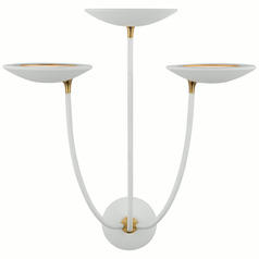 Thomas OBrien Keira Sconce in White by Visual Comfort Signature