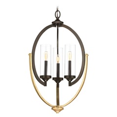 Evoke Chandelier in Bronze by Progress Lighting