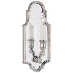 E.F. Chapman Sussex Framed Sconce in Polished Nickel by Visual Comfort Signature