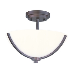 Deven Oil Rubbed Bronze Semi-Flush Mount by Maxim Lighting