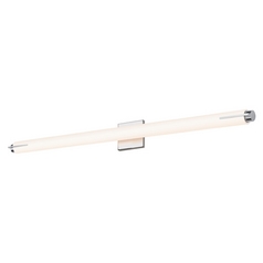 Tubo Polished Chrome LED Bathroom Light by Sonneman Lighting