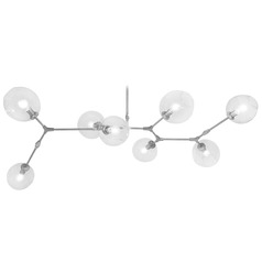 Fairfax Matte Chrome Chandelier by Avenue Lighting