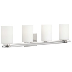 Lisbon Polished Nickel 4-Light Bathroom Light by Progress Lighting