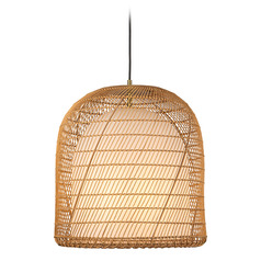 Alora Lighting Bondi Brushed Gold Pendant Light with Bowl / Dome Shade