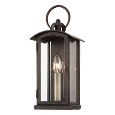 Chaplin Vintage Bronze Outdoor Wall Light by Troy Lighting