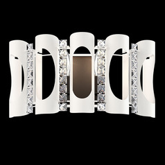 Schonbek Worldwide Lighting Twilight White Sconce