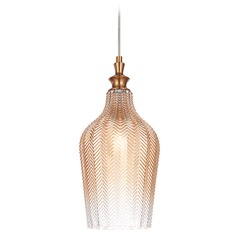 Renity Aged Gold Pendant by Matteo Lighting
