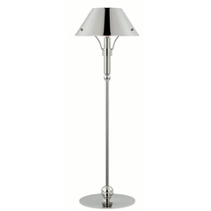 Thomas OBrien Turlington Lamp in Nickel by Visual Comfort Signature