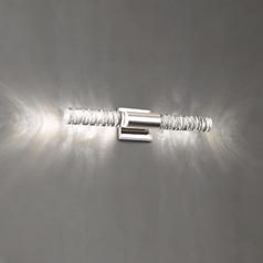 Cru LED Crystal Bath Light in Polished Nickel by Schonbek Beyond