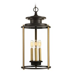 Squire Antique Bronze Outdoor Hanging Light by Progress Lighting
