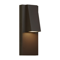 Peak LED Warm Dim Outdoor Wall Light in Bronze by Visual Comfort Modern