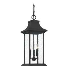 Savoy House Lighting Hancock Matte Black Outdoor Hanging Light