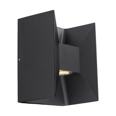 Morino Matte Black LED Outdoor Wall Light by Eglo Lighting