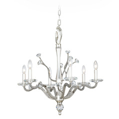 Kalco Lighting Vanessa Deleon Venus Pewter Chandelier