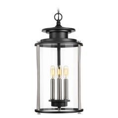 Squire Black Outdoor Hanging Light by Progress Lighting