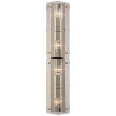 Aerin Clayton 25-Inch Sconce in Polished Nickel by Visual Comfort Signature