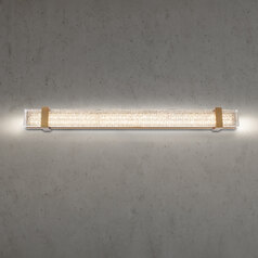 Verandah 37-Inch LED Bath Light in Aged Brass by Schonbek Beyond
