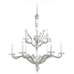 Kalco Lighting Vanessa Deleon Venus Pewter Chandelier