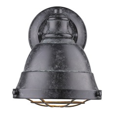 Bartlett Wall Sconce in Black Patina by Golden Lighting