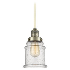 Canton Antique Brass Mini Pendant by Innovations Lighting