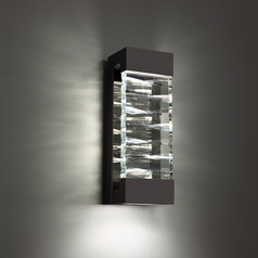 Labrynth 20-Inch LED Outdoor Wall Light in Black by Schonbek Beyond