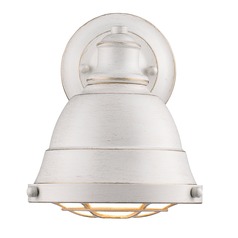 Bartlett Wall Sconce in French White by Golden Lighting