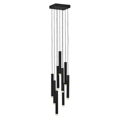 Harmony 52.50-Inch High LED Pendant in Black by Fredrick Ramond