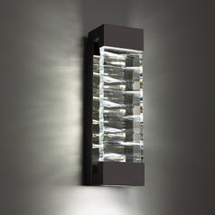 Labrynth 26-Inch LED Outdoor Wall Light in Black by Schonbek Beyond