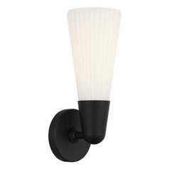 Matteo Lighting Jameson Matte Black LED Sconce