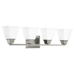 Clifton Heights Brushed Nickel 4-Light Bathroom Light by Progress Lighting