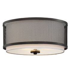 14.75-Inch Flush Mount in Oil Rubbed Bronze by Meridian