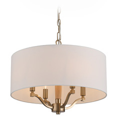 Kalco Lighting Curva Brushed Champagne Gold Chandelier