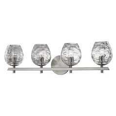 Burns 4-Light Bathroom Light in Satin Nickel by Hudson Valley Lighting