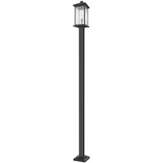 Portland Oil Rubbed Bronze Post Light by Z-Lite