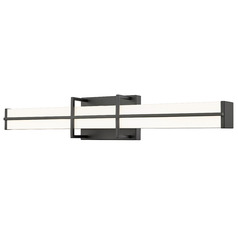 Z-Lite Harrison Matte Black LED Vertical Bathroom Light