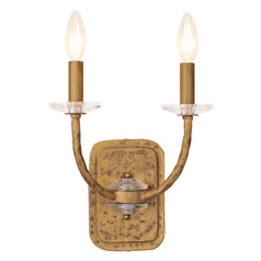 Atella 2-Light Wall Sconce in Ashen Gold by Minka Lavery