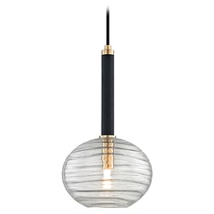 Breton Pendant in Aged Brass by Hudson Valley Lighting