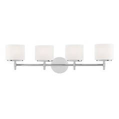 Trinity Polished Chrome Bathroom Light by Hudson Valley Lighting