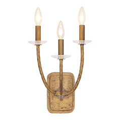 Atella 3-Light Wall Sconce in Ashen Gold by Minka Lavery