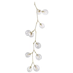 Fairfax Brushed Brass Chandelier by Avenue Lighting