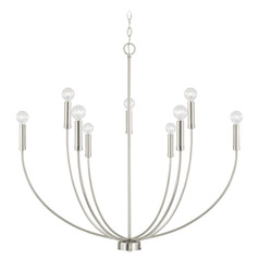 Homeplace By Capital Lighting Ansley Brushed Nickel Chandelier