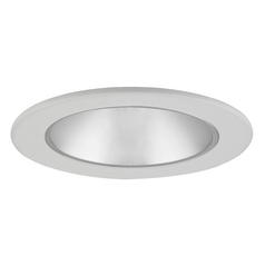 Satin Reflector GU10 LED Deep Trim for 4-Inch Line and Low Voltage Recessed Cans