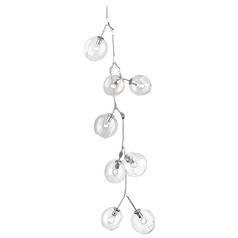 Fairfax Matte Chrome Chandelier by Avenue Lighting