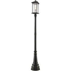 Portland Oil Rubbed Bronze Post Light by Z-Lite