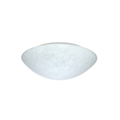 Flushmount Light White Glass by Besa Lighting