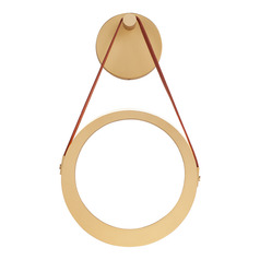 Tether LED Wall Sconce in Natural Aged Brass by ET2 Lighting
