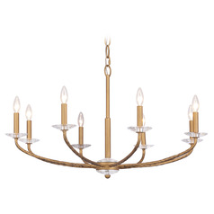 Atella 8-Light Chandelier in Ashen Gold by Minka Lavery